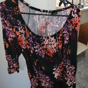 Floral long sleeve blouse
